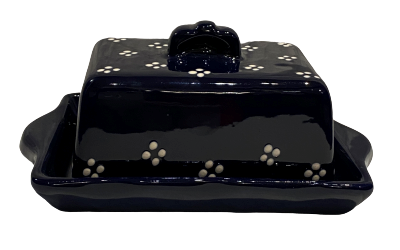 Butter dish blue points