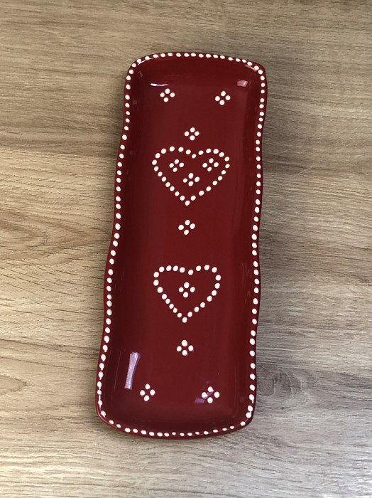 Spoon rest red with hearth