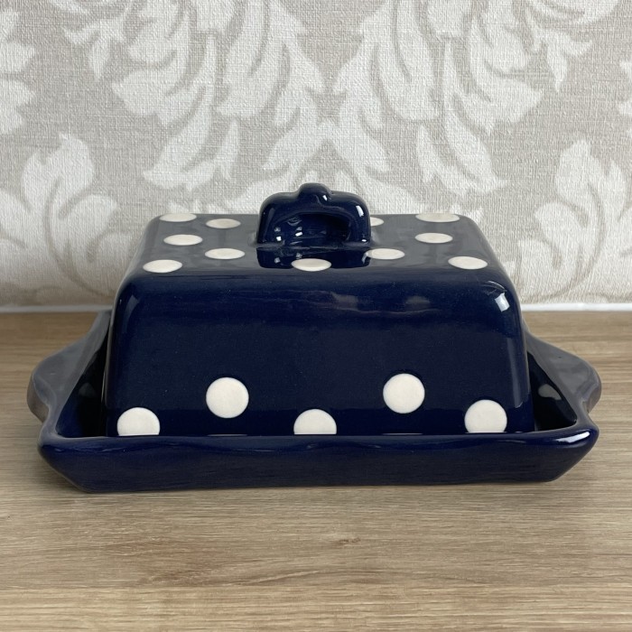 Beurrier bleu gros pois