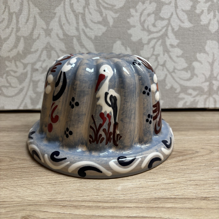 Moule à kougelhof bleu clair cigogne 18cm