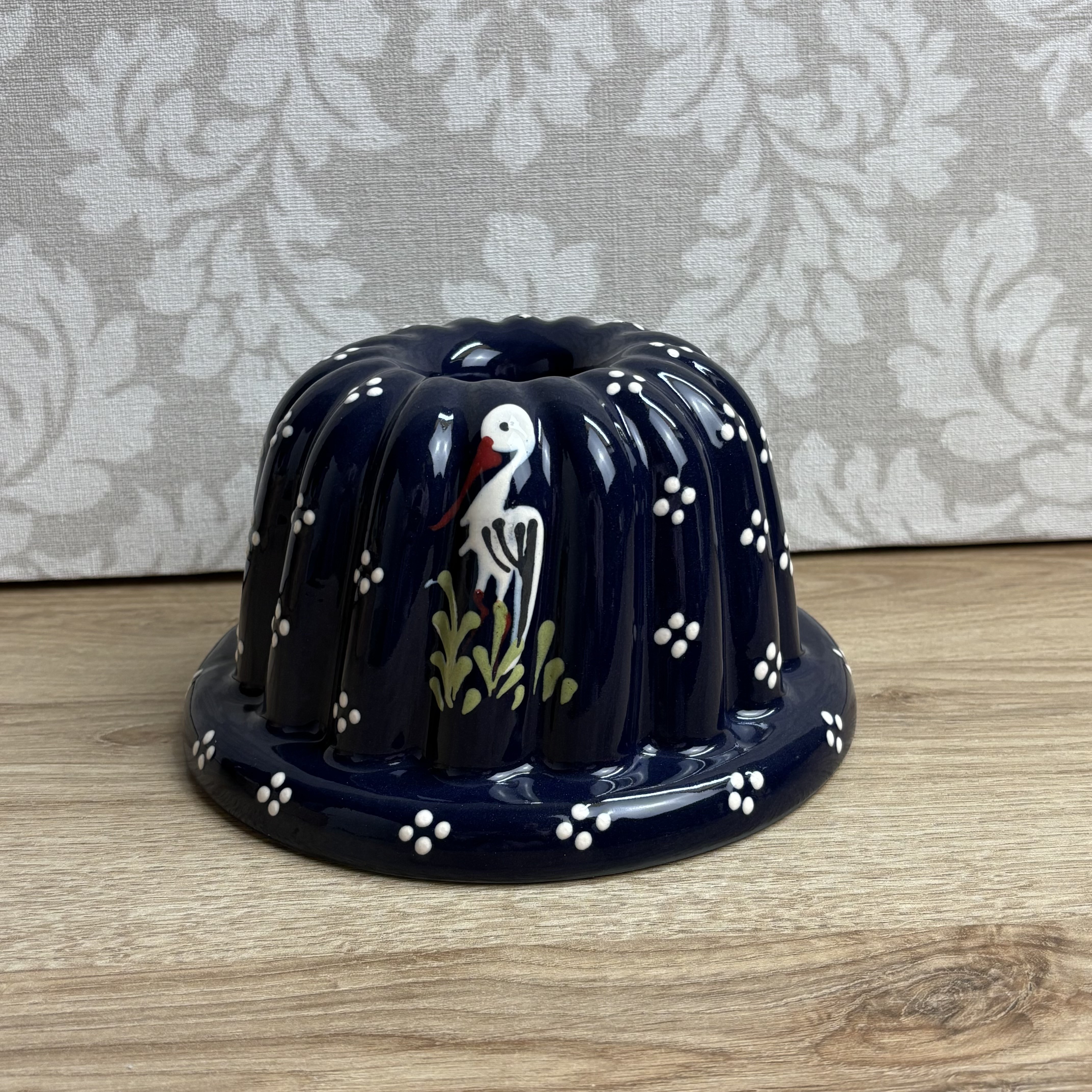 Moule a Kougelhopf 18 cm bleu cigogne