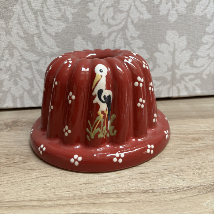 Moule à kougelhopf rouge cigogne 18cm