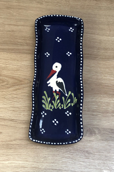 Spoon rest blue stork